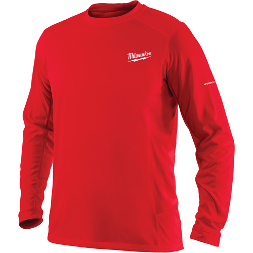 T-shirt &agrave; manches longues Workskin, Hommes, Petit, Rouge Meunier Outillage Industriel
