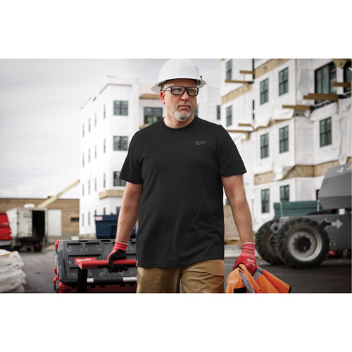 T-shirt de travail hybride, Hommes, Petit, Noir Meunier Outillage Industriel
