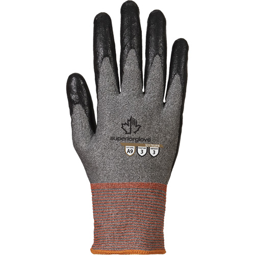Gants enduits, Taille 5, Calibre 21, Rev&ecirc;tement Nitrile, Enveloppe en TenActiv, ASTM ANSI niveau A9 Meunier Outillage Industriel