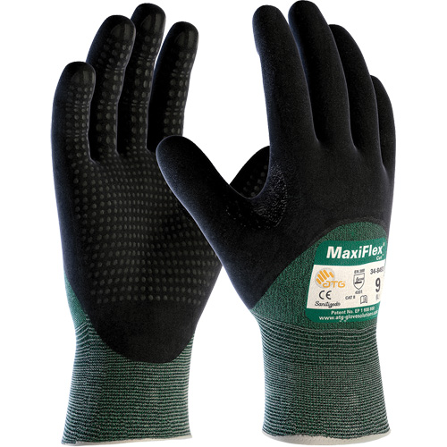 Gants r&eacute;sistant aux coupures ATG MaxiFlex Cut, Taille T-Grand, Calibre 15, Rev&ecirc;tement Nitrile, Enveloppe en Fil technique, ASTM ANSI niveau A2/EN 388 niveau 3/EN 388 niveau B Meunier Outillage Industriel