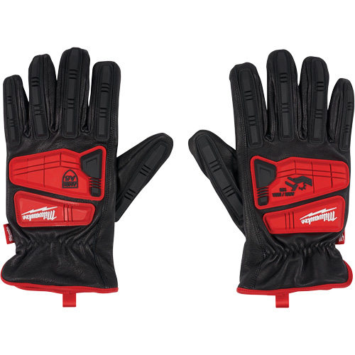 Goatskin Impact Gloves, Small, Grain Leather Palm Meunier Outillage Industriel