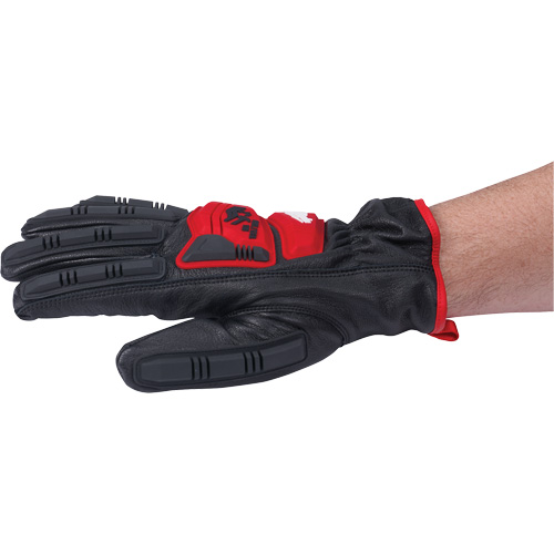 Goatskin Impact Gloves, Small, Grain Leather Palm Meunier Outillage Industriel
