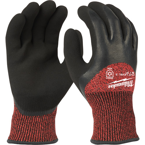 Gants dhiver r&eacute;sistant aux coupures, Taille 2T-Grand, Calibre 15, Rev&ecirc;tement Latex de caoutchouc, ANSI/ISEA 105 niveau 3 Meunier Outillage Industriel