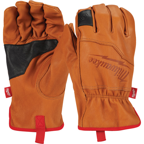 Gants en cuir, Petit, Paume en Cuir fleur de ch&egrave;vre Meunier Outillage Industriel