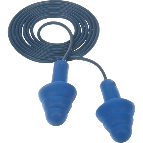 E-A-R Ultrafit Premolded Earplugs, Corded, One-Size, Bulk - Polybag, NRR 25 dB NRR dB Meunier Outillage Industriel
