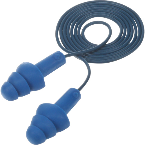 E-A-R Ultrafit Premolded Earplugs, Corded, One-Size, Bulk - Polybag, NRR 25 dB NRR dB Meunier Outillage Industriel