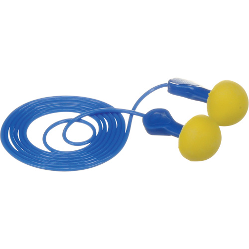 Bouchons d'oreilles rapides de style capsule E-A-R, Avec cordon, Vrac - Sachet coussin, 25 dB NRR, Taille unique Meunier Outillage Industriel