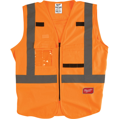 Veste de s&eacute;curit&eacute;, Orange haute visibilit&eacute;, 4T-Grand/5T-Grand Meunier Outillage Industriel