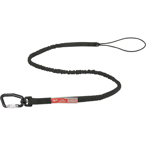 Extended Reach Locking Tool Lanyard, Bungee, Carabiner/Loop Meunier Outillage Industriel