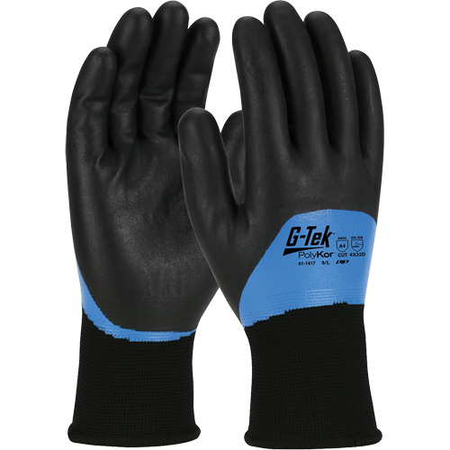 Gants isol&eacute;s r&eacute;sistants aux coupures G-Tek PolyKor, Taille Petit, Calibre 15, Rev&ecirc;tement Nitrile, Enveloppe en Fil technique, ANSI/ISEA 105 niveau 4 Meunier Outillage Industriel