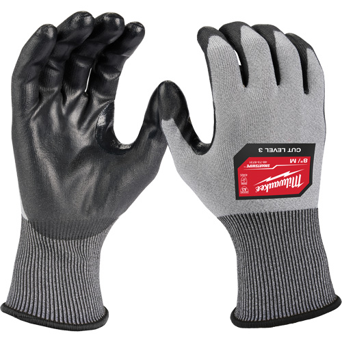 High Dexterity Gloves, Size Small, 18 Gauge, Polyurethane Coated, Polyethylene Shell, ANSI/ISEA 105 Level 4 Meunier Outillage Industriel