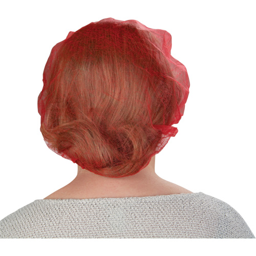 Bonnets bouffants, Polypropyl&egrave;ne, 21", Rouge Meunier Outillage Industriel