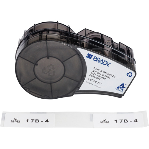 Aggressive Adhesive Multi-Purpose Labels with Ribbon, Black Meunier Outillage Industriel