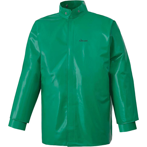 J43 380 Manteau CA-43 ignifuge et r&eacute;sistant aux produits chimiques et aux acides, Petit, Vert Meunier Outillage Industriel