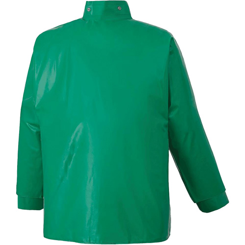 J43 380 Manteau CA-43 ignifuge et r&eacute;sistant aux produits chimiques et aux acides, Petit, Vert Meunier Outillage Industriel