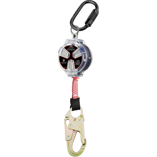 Dynamic Small Snap Hook Self-Retracting Lifeline, 6', Polyester, Swivel Meunier Outillage Industriel