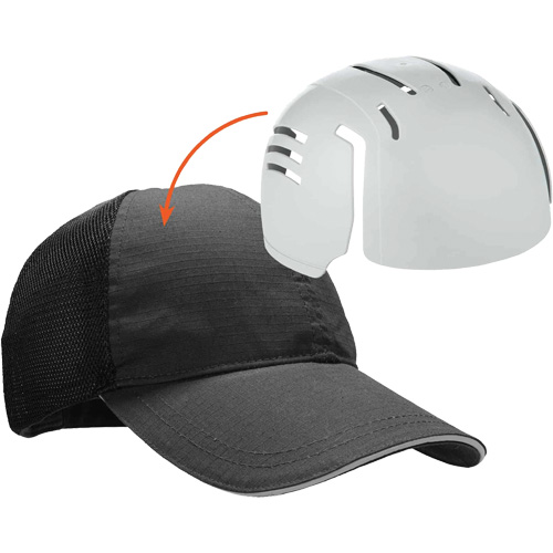 Casquette de baseball standard Skullerz 8946 avec encart, Noir Meunier Outillage Industriel