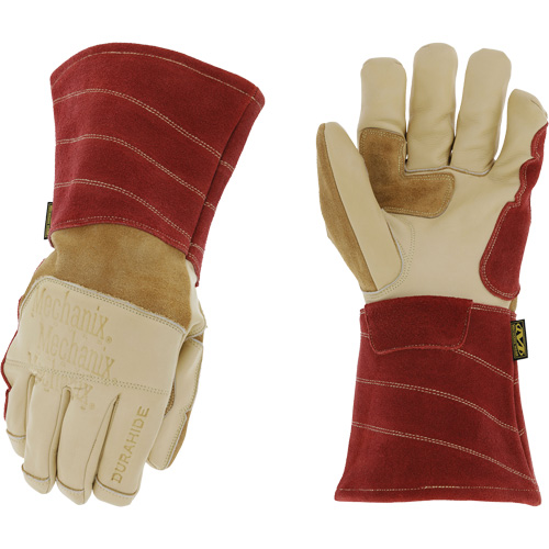 Gants de soudage Flux pour soudage au chalumeau, Cuir fleur de vache, Taille 8 Meunier Outillage Industriel