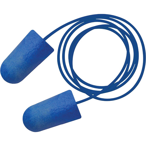 Food Pro Bullet BioSoft BioBased Metal Detectable Earplugs, Corded, One-Size, Bulk - Box, 32 NRR dB Meunier Outillage Industriel