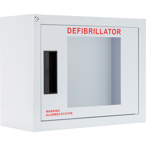 Standard Compact AED Cabinet with Alarm, Philips/Defibtech/Heartsine For, Non-Medical Meunier Outillage Industriel
