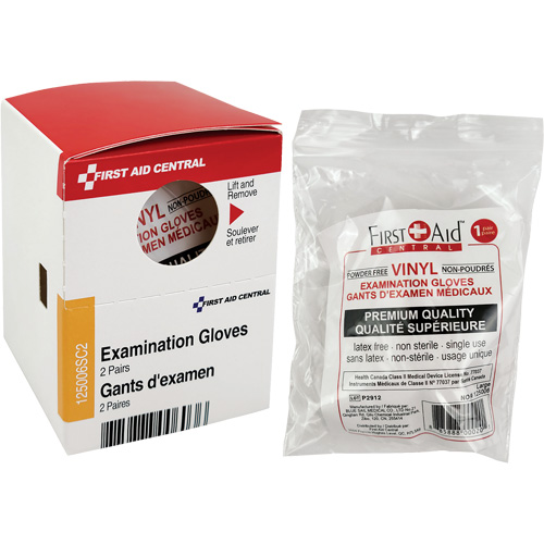 Recharge de gants d'examen SmartCompliance, Vinyle, Sans poudre, Transparent, Classe 2 Meunier Outillage Industriel