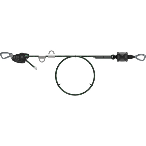 Corde de 100' pour ligne de vie temporaire horizontale, Corde d'alpinisme Meunier Outillage Industriel