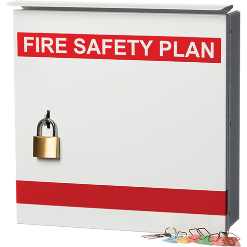 Boîte pour plan de s&eacute;curit&eacute; en cas d'incendie Meunier Outillage Industriel