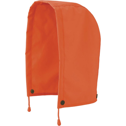 5400H Capuchon de veste de s&eacute;curit&eacute; imperm&eacute;able 300D Trilobal antid&eacute;chirure, Orange haute visibilit&eacute;, Polyester Meunier Outillage Industriel