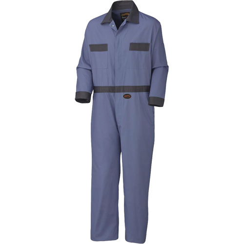 5133 Coveralls with Concealed Brass Buttons, Men's, Navy Blue, Size 36 Meunier Outillage Industriel