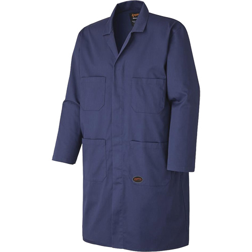 512 Shop Coat, Poly-Cotton, Small, Navy Blue Meunier Outillage Industriel