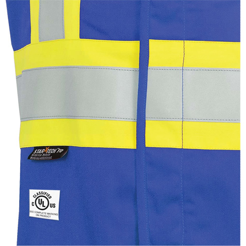 7730 Veste r&eacute;sistante aux arcs &eacute;lectriques FR-Tech, Petit, Bleu royal, 10 cal/cm² Meunier Outillage Industriel