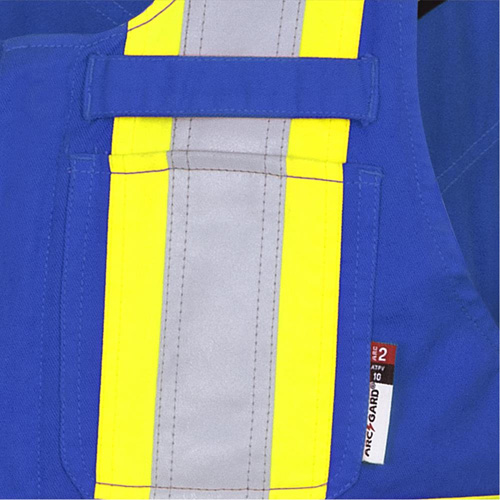 7714 FR-Tech&reg; Flame-Resistant Overalls, Small, Royal Blue Meunier Outillage Industriel