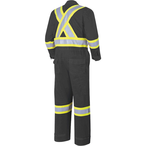 7702BKT FR-Tech&reg; Arc-Rated Coverall, Size 40 (Tall), Black, 10 cal/cm² Meunier Outillage Industriel