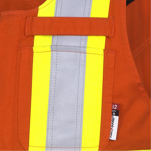 7712 FR-Tech&reg; Flame-Resistant Overalls, Small, High Visibility Orange Meunier Outillage Industriel