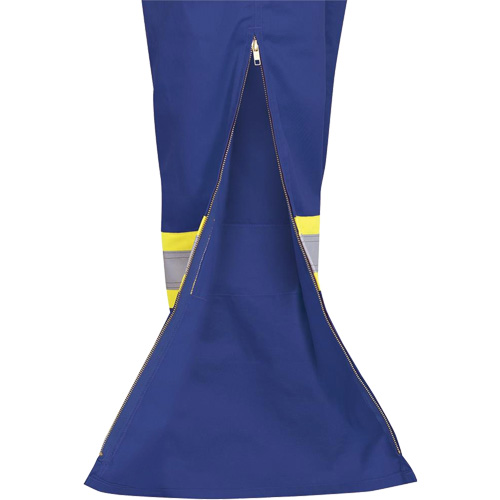 7706 Combinaison ignifuge FR-Tech avec fermetures &agrave; glissi&egrave;re aux jambes, Taille 36, Bleu royal, 9,7 cal/cm² Meunier Outillage Industriel