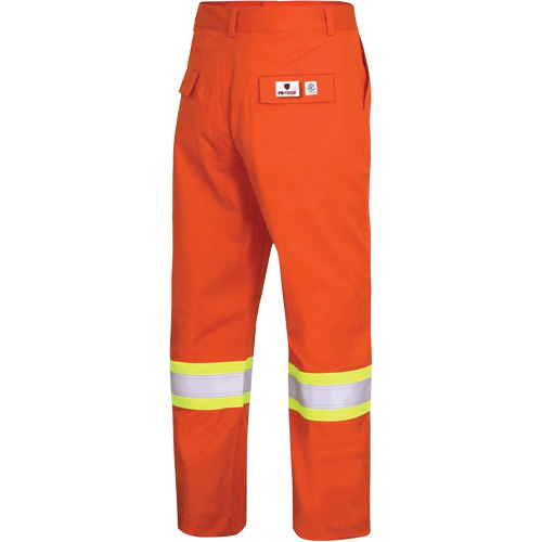 7763 Pantalon de s&eacute;curit&eacute; haute visibilit&eacute; r&eacute;sistant aux arcs &eacute;lectriques FR-Tech 88/12, 32, x 30, Orange haute visibilit&eacute;, 9,7 cal/cm² Meunier Outillage Industriel