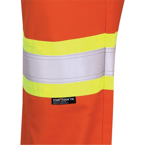 7763 Pantalon de s&eacute;curit&eacute; haute visibilit&eacute; r&eacute;sistant aux arcs &eacute;lectriques FR-Tech 88/12, 32, x 30, Orange haute visibilit&eacute;, 9,7 cal/cm² Meunier Outillage Industriel