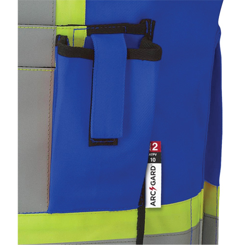 7733 Veste d'arpenteur ignifuge et r&eacute;sistant aux arcs &eacute;lectriques FR-Tech, Petit, Bleu royal, 9,7 cal/cm² Meunier Outillage Industriel