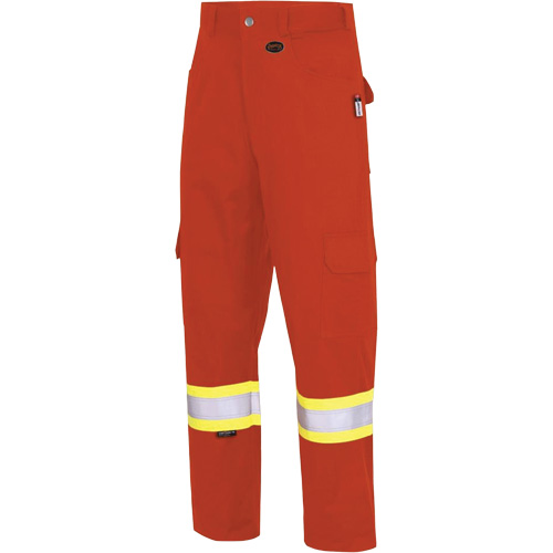 7765 Pantalon cargo de s&eacute;curit&eacute; haute visibilit&eacute; r&eacute;sistant aux arcs &eacute;lectriques FR-Tech 88/12, 30, x 32, Orange haute visibilit&eacute;, 10 cal/cm² Meunier Outillage Industriel