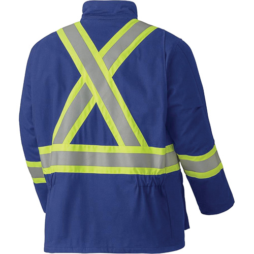 5523 Manteau de s&eacute;curit&eacute; ignifuge, Petit, Bleu royal, 58 cal/cm² Meunier Outillage Industriel