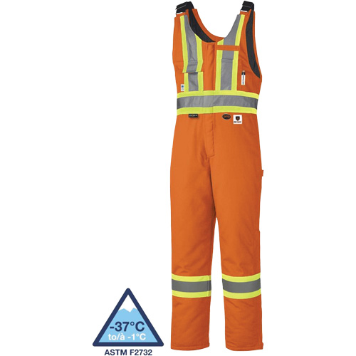 5534A Flame-Resistant Quilted Safety Overalls, Small, Orange Meunier Outillage Industriel
