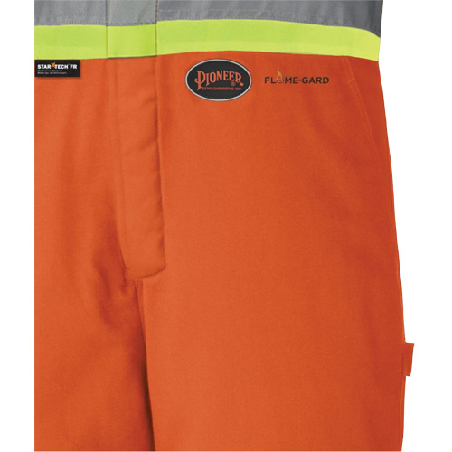 5534A Flame-Resistant Quilted Safety Overalls, Small, Orange Meunier Outillage Industriel