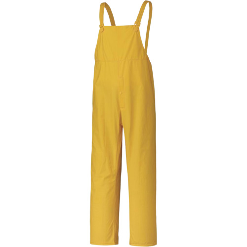 577P Storm Master&reg; Bib Pants, Small, Polyester/PVC, Yellow Meunier Outillage Industriel