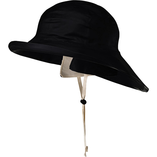 D5050 Black Dry King&reg; Offshore Traditional Sou'wester Hat, Small, Black, Rubber Meunier Outillage Industriel