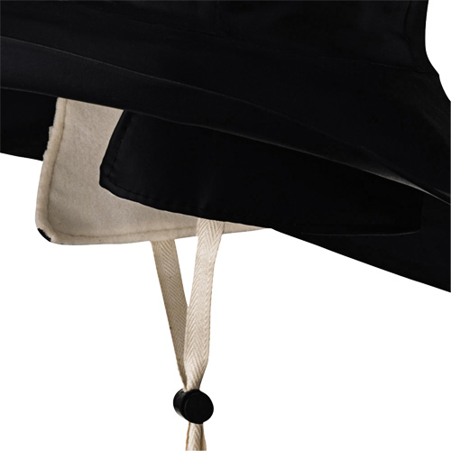 D5050 Black Dry King&reg; Offshore Traditional Sou'wester Hat, Small, Black, Rubber Meunier Outillage Industriel