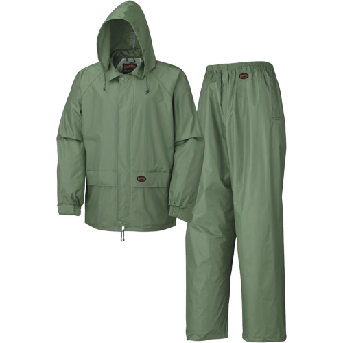 583 V&ecirc;tements imperm&eacute;ables, Polyester/PVC, Petit, Vert Meunier Outillage Industriel