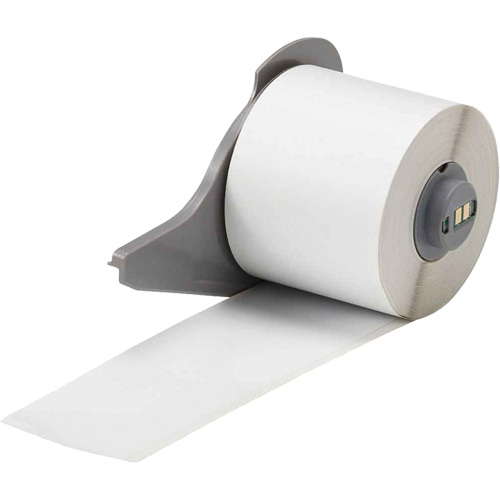 Ruban adh&eacute;sif permanent toutes saisons pour &eacute;tiquettes, Vinyle, Blanc, Largeur de 2" Meunier Outillage Industriel