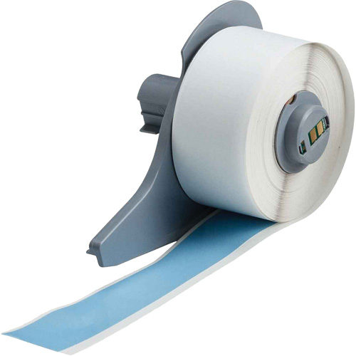 All-Weather Permanent Adhesive Label Tape, Vinyl, Blue, 1" Width Meunier Outillage Industriel