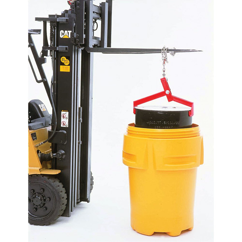 Ultra-Drum Lifter, 55 gal. US (45 gal. imp.), Cap. 1000 lb/453 kg Meunier Outillage Industriel