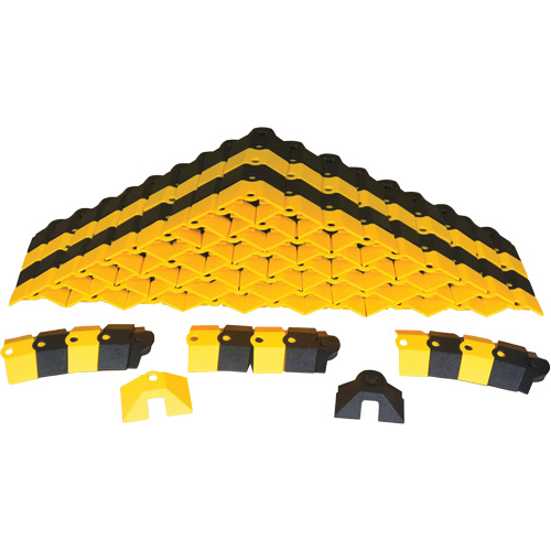 Bulk Box Ultra-Sidewinder Cable Protection System – 24 pieds, 288" x 9,8" x 1,4", 2000 lb (1 tonne) Meunier Outillage Industriel